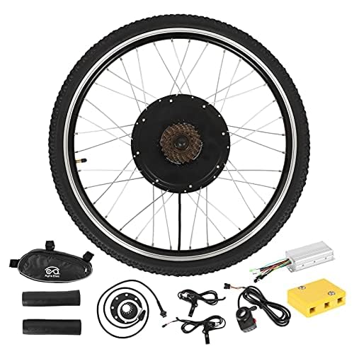 Youyijia Electric Bike Conversion Kit 26" Rear Wheel Electric Bicycle Motor Conversion Kit 48V 1500W for E-bike Cycling Hub