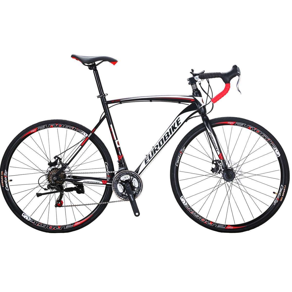 Eurobike Road Bikes mens,21-Speed bike,54CM-Frame, Multiple Color (550-54CM-30rims)